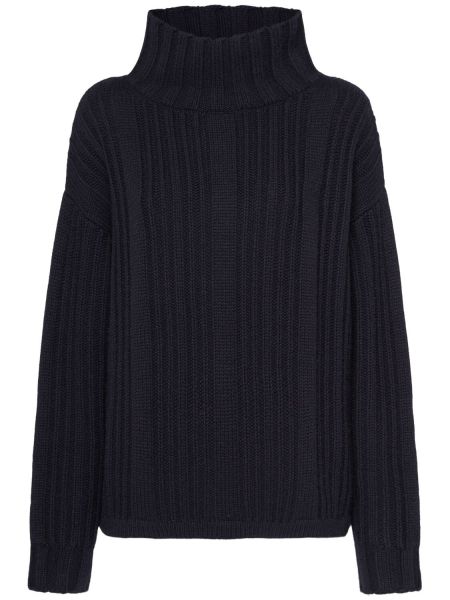 Ull turtleneck Max Mara blå