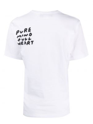 T-shirt aus baumwoll mit print Black Comme Des Garçons