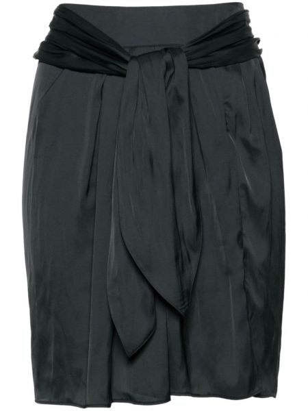 Saténové mini sukně Zadig&voltaire černé
