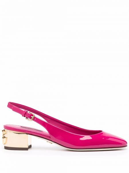 Calzado con tacón Dolce & Gabbana rosa