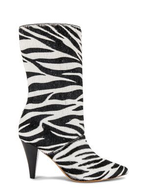 Stiefel mit zebra-muster Iro