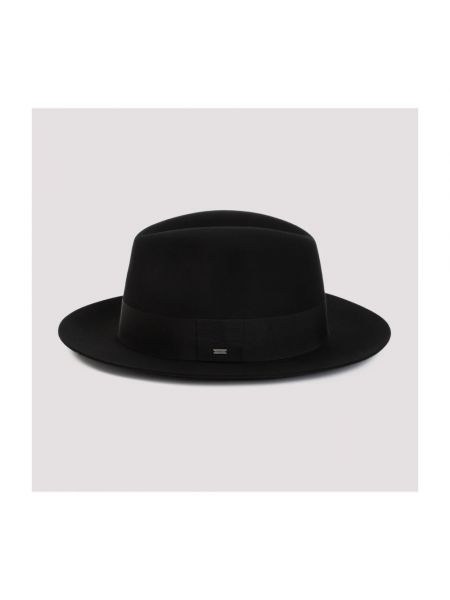 Sombrero de fieltro Saint Laurent negro