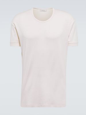 Памучна тениска от джърси Lemaire бяло