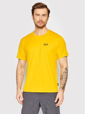 Тениска Jack Wolfskin жълто