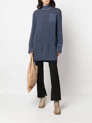 Sweter Mm6 Maison Margiela niebieski