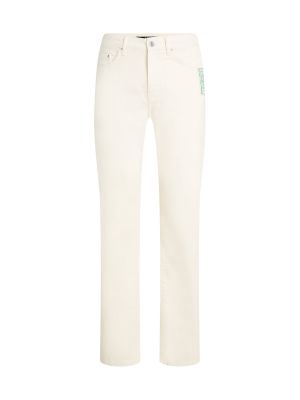 Vlnené džínsy Karl Lagerfeld biela