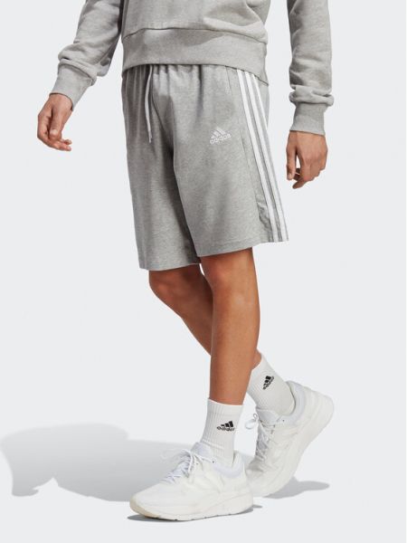 Priliehavé športové šortky Adidas sivá