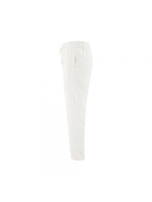 Pantalones slim fit Le Tricot Perugia blanco