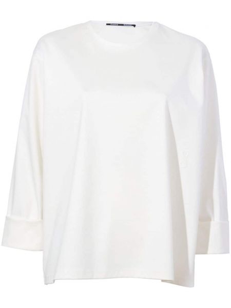 Tricou din bumbac Proenza Schouler alb