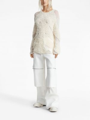 Pull col rond Dion Lee blanc