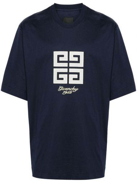 T-shirt aus baumwoll Givenchy blau