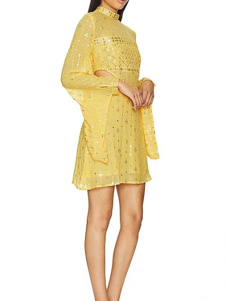 Mini robe Sundress jaune