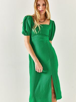 Midi šaty Olalook zelená