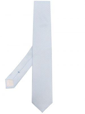 Копринена вратовръзка с принт D4.0