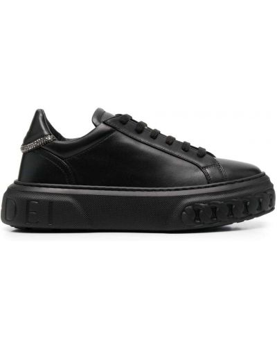 Plattform sneakers Casadei svart