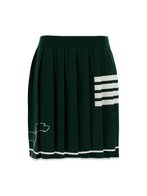 Mini spódniczka Thom Browne zielona