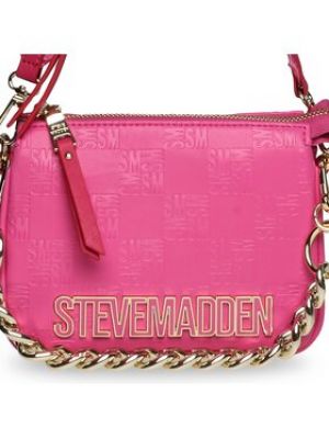 Taška přes rameno Steve Madden růžová
