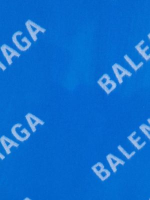 Karierter schal mit print Balenciaga rot