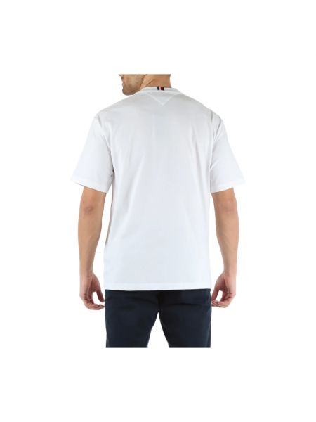 Camisa de algodón Tommy Hilfiger blanco