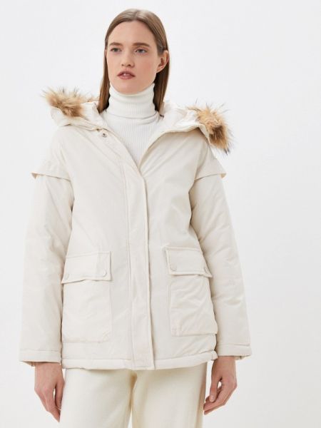 Утепленная демисезонная куртка Snow Airwolf белая