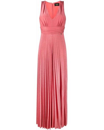 Платье металлическое плиссированное Liu Jo, розовый