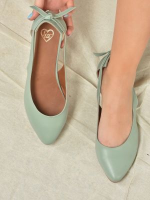 Balerina cipők Fox Shoes zöld
