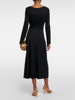 Robe mi-longue Diane Von Furstenberg noir