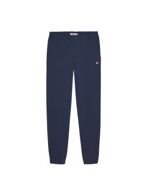 Spodnie sportowe relaxed fit Tommy Jeans niebieskie