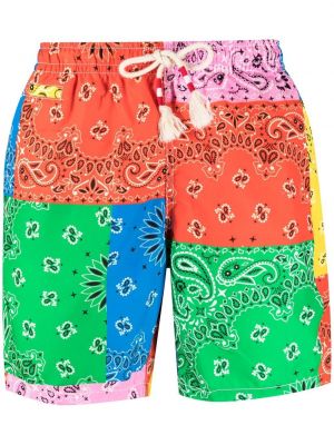 Trykt shorts Mc2 Saint Barth oransje