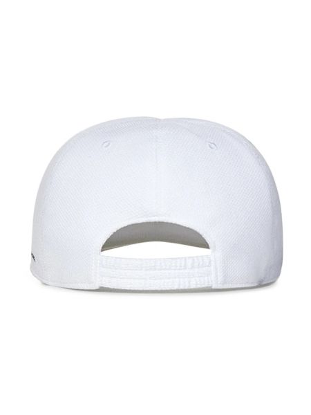 Gorra de algodón Kiton blanco