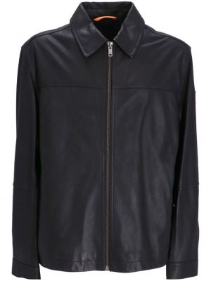 Usnjena jakna Karl Lagerfeld črna