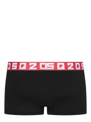Boxershorts aus baumwoll mit print Dsquared2 schwarz