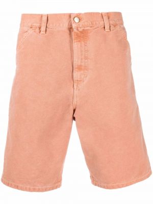 Bomull bermudashorts Carhartt Wip rosa