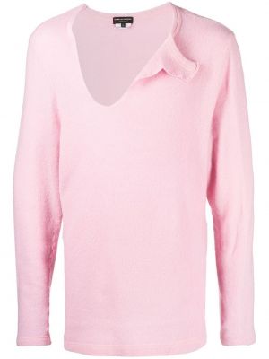 Ull skjorte Comme Des Garçons Homme Plus rosa