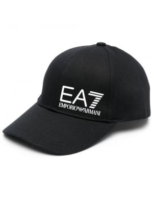 Șapcă cu imagine Ea7 Emporio Armani negru