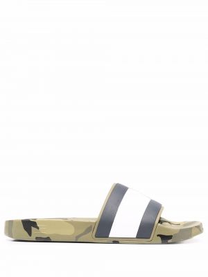 Kamuflere flip-flops Tommy Hilfiger grønn