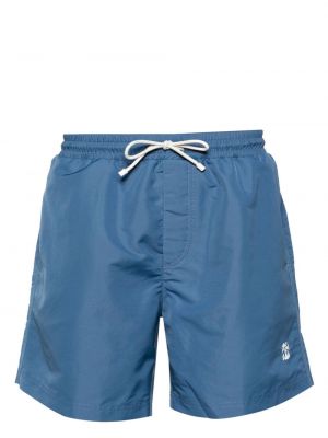Kratke hlače s vezom Brunello Cucinelli plava