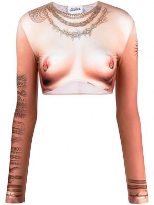 T-shirt con stampa Jean Paul Gaultier