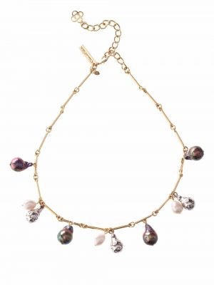 Ожерелье с жемчугом Oscar De La Renta, золотой