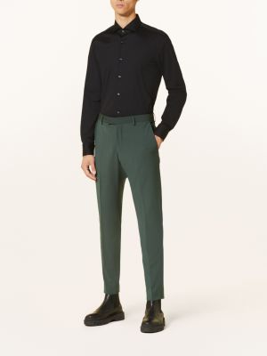 Spodnie slim fit Strellson zielone