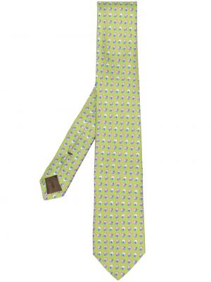 Вратовръзка с принт Church's зелено