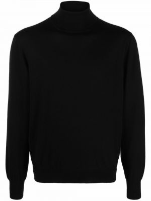 Плетен пуловер D4.0 черно
