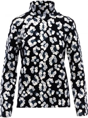 Pullover mit print mit leopardenmuster Aztech Mountain schwarz