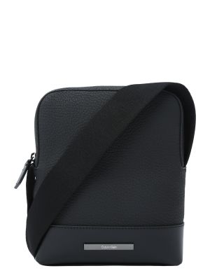 Τσάντα ώμου Calvin Klein μαύρο
