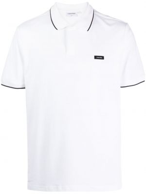 Polo marškinėliai Calvin Klein balta