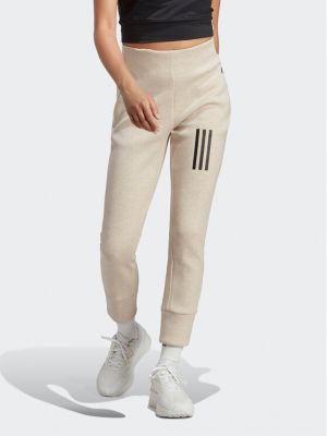 Pantaloni sport slim fit Adidas maro