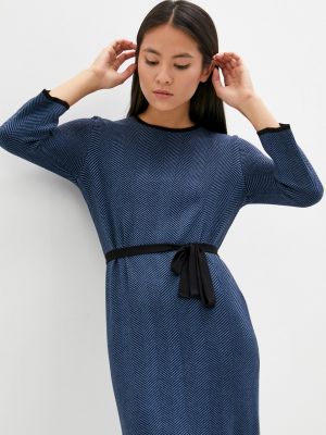 Платье-свитер Odalia синее