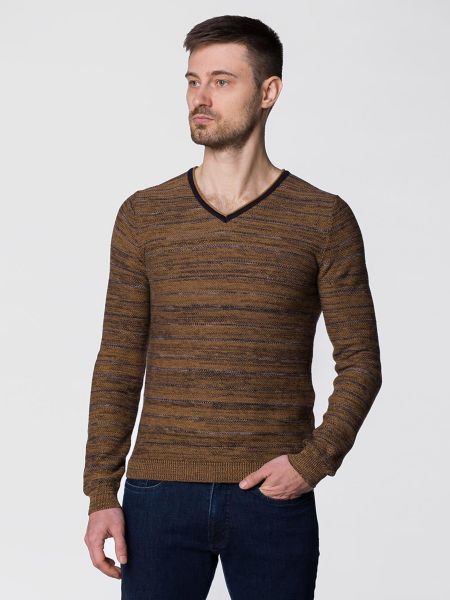Пуловер Pierre Cardin коричневый