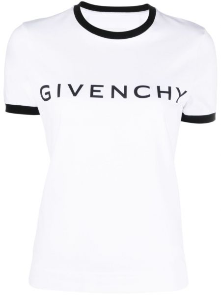 Mustriline puuvillased t-särk Givenchy