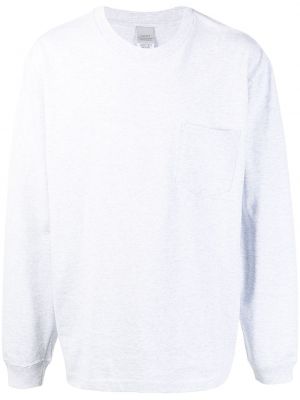 Βαμβακερή μπλούζα με τσέπες Suicoke γκρι